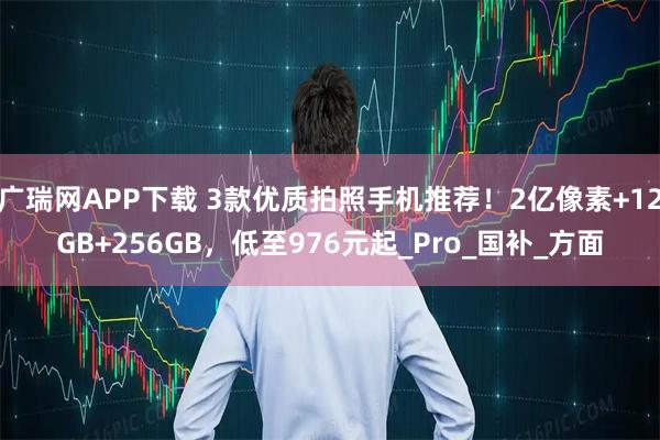 广瑞网APP下载 3款优质拍照手机推荐！2亿像素+12GB+256GB，低至976元起_Pro_国补_方面